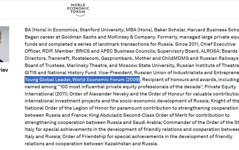 source: <https://www.weforum.org/people/kirill-dmitriev/>