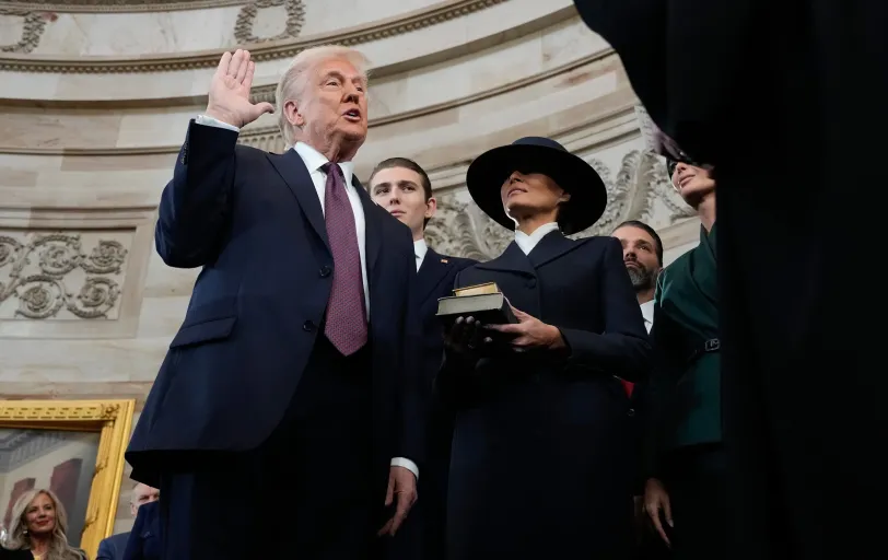 Trump at Inauguration
