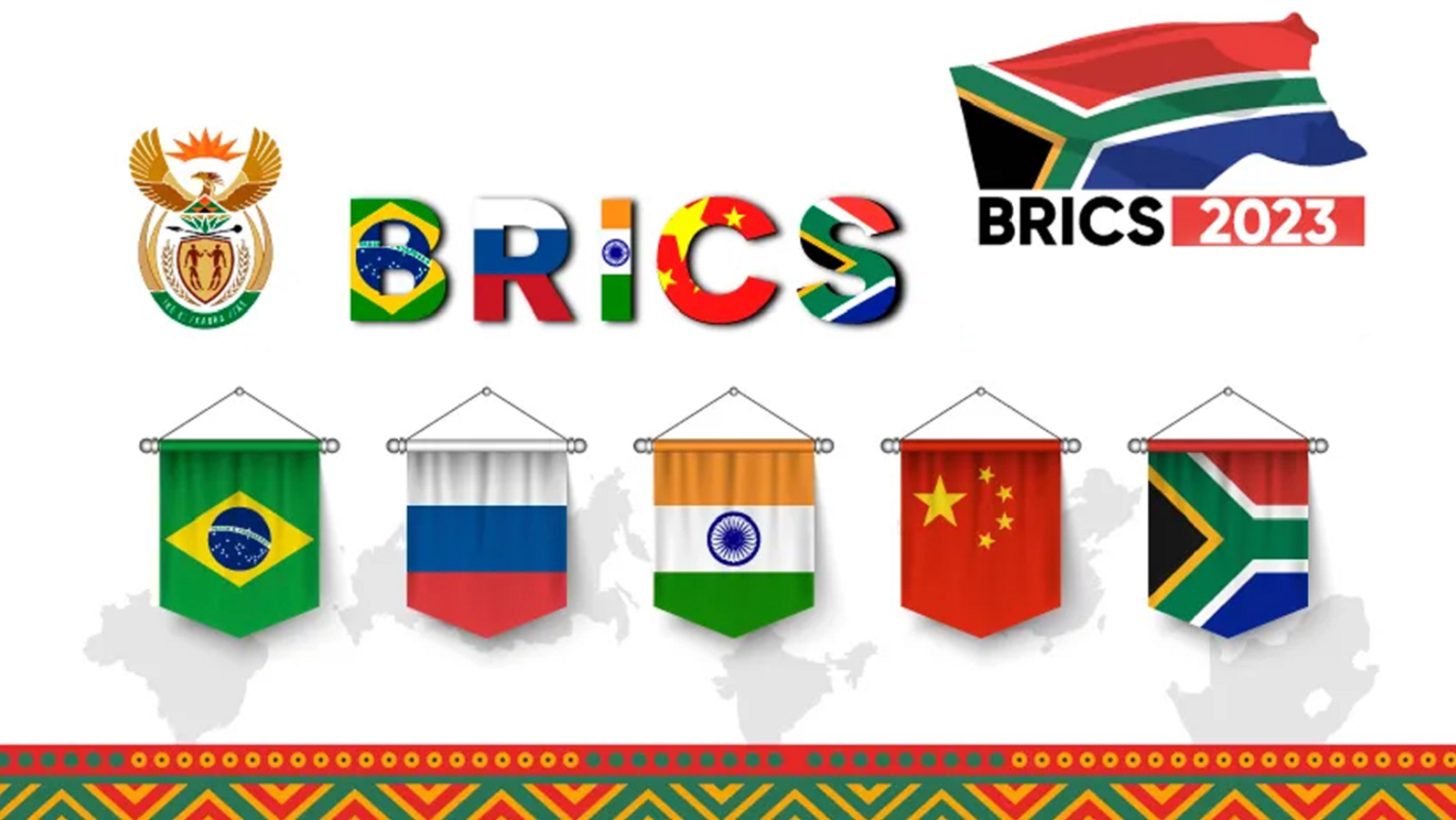 the poster for BRICS 2023 summit