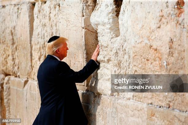 Donald Trump an der Klagemauer